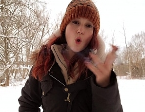 RSG-update-369 canadian winter is hard for a heavy smoking girl
